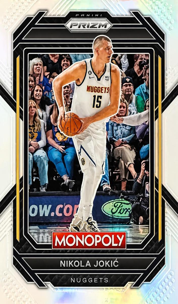 2022 Panini Prizm Monopoly Basketball Silver Nikola Jokic #22 PSA 7.5