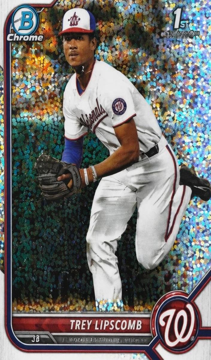 2022 Bowman Draft Baseball Sparkle Trey Lipscomb #BDC-197