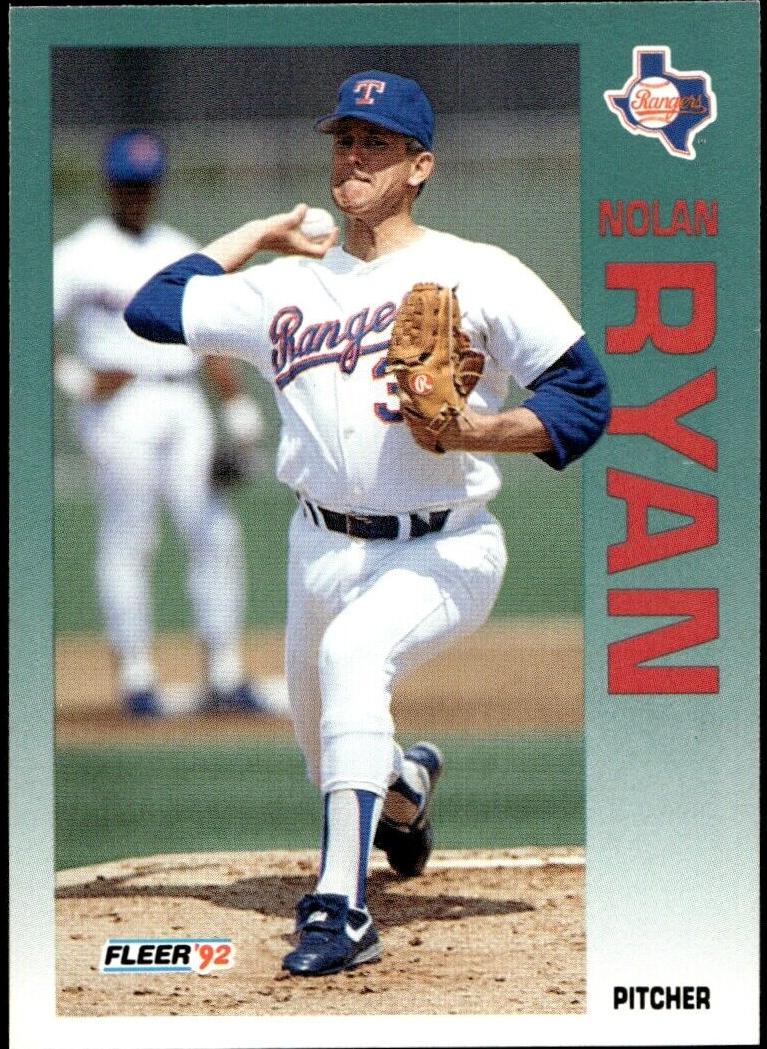 1992 Fleer Basketball Nolan Ryan #320 PSA 9