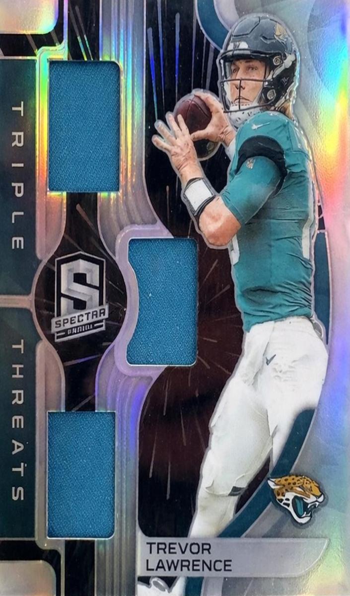 2023 Panini Spectra Football Hyper Trevor Lawrence #TT-TLA