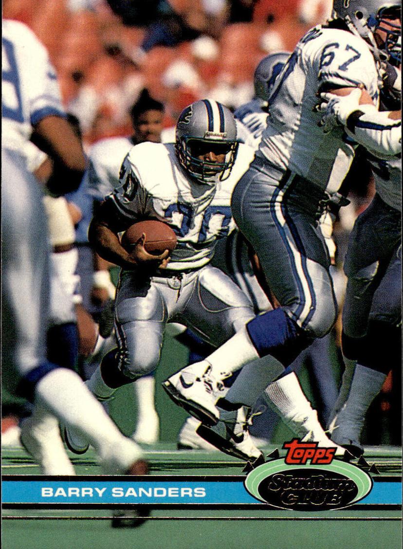 1991 Topps Stadium Club Football Barry Sanders #361