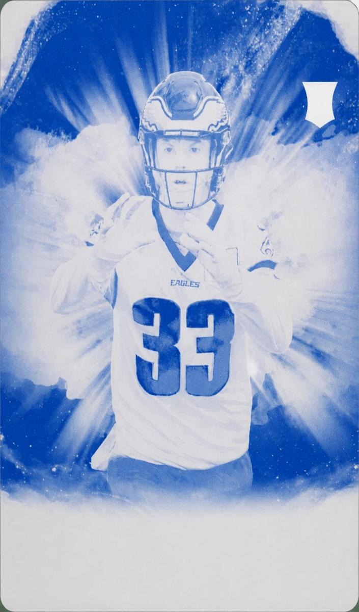 2024 Panini Origins Football Printing Plate Cyan Cooper DeJean #127