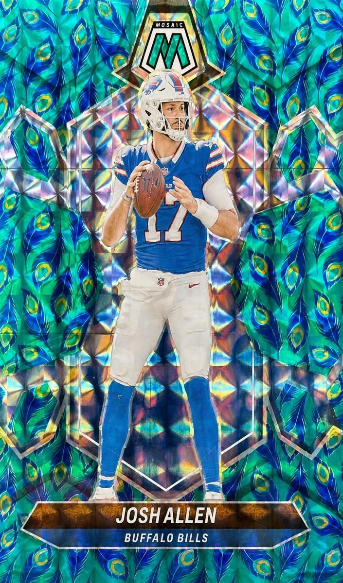 2024 Panini Mosaic Football Choice Peacock Josh Allen #22
