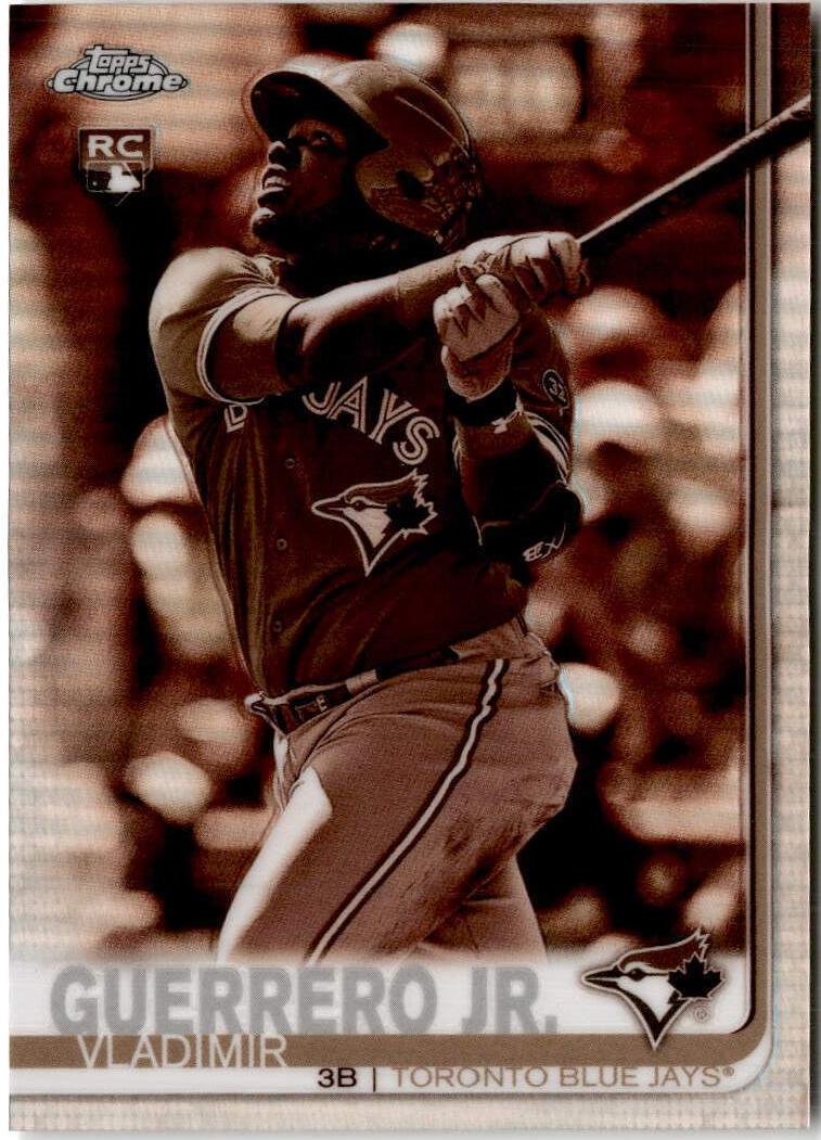 2019 Topps Chrome Baseball Sepia Vladimir Guerrero Jr. #201
