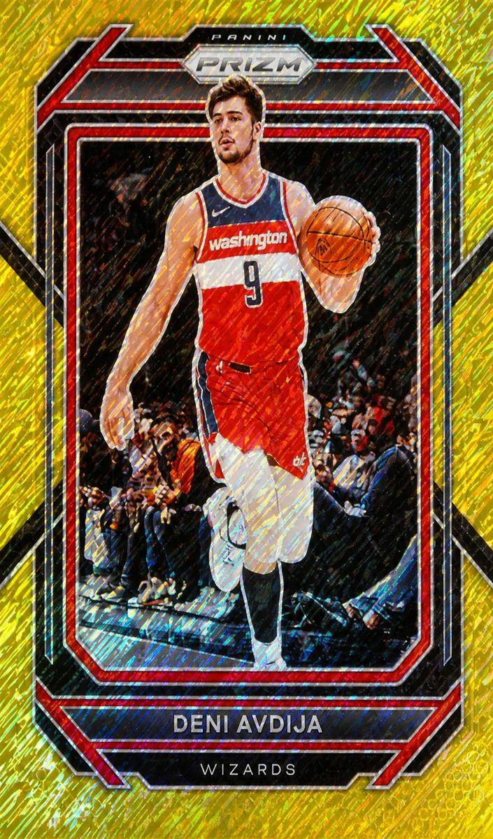 2022 Panini Prizm Basketball Gold Wave Deni Avdija #170