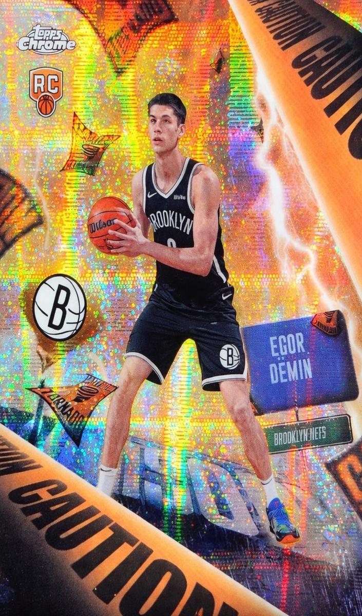 2025 Topps Chrome Basketball Egor Demin #AD-8 PSA 9