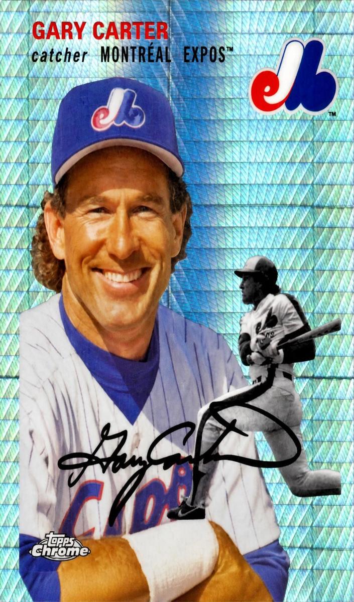 2023 Topps Chrome Platinum Baseball Gary Carter #487
