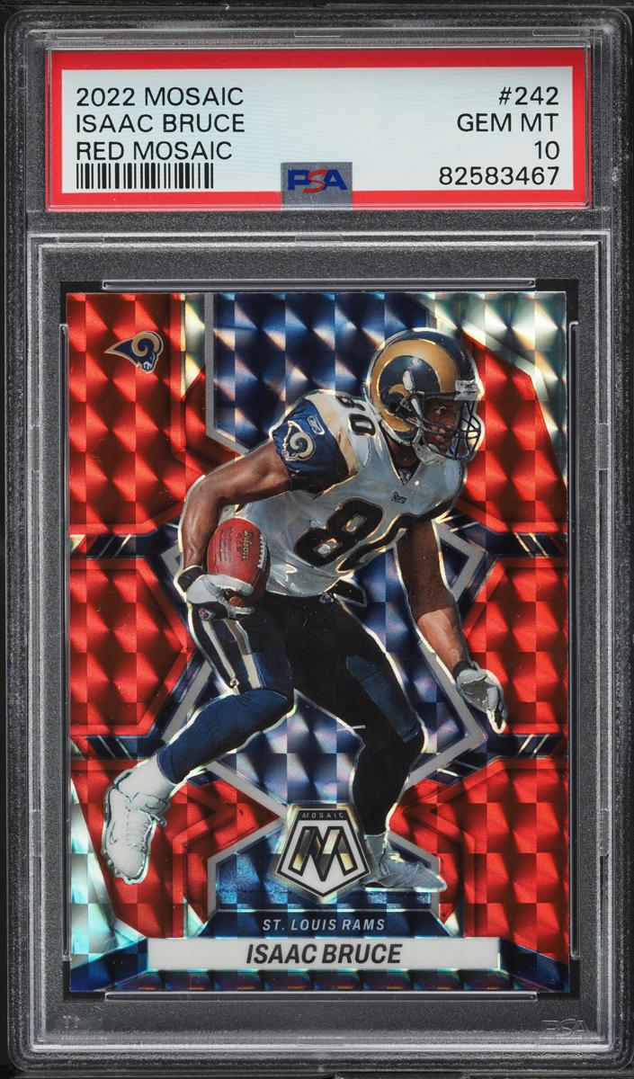 2022 Panini Mosaic Football Red Isaac Bruce #242