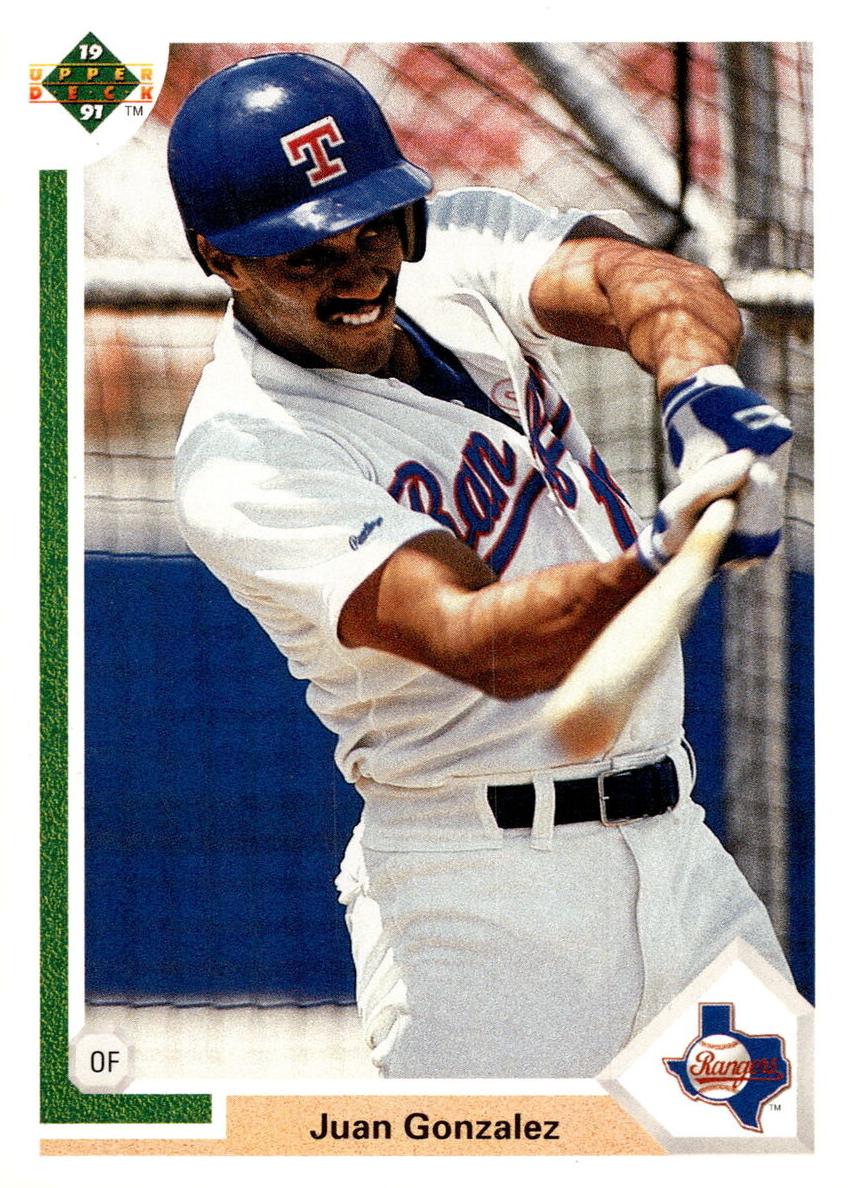 1991 Upper Deck Baseball Juan Gonzalez #646 PSA 9