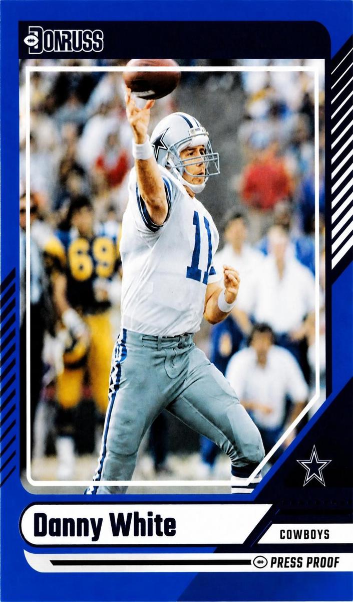 2024 Panini Donruss Football Press Proof Blue Danny White #165