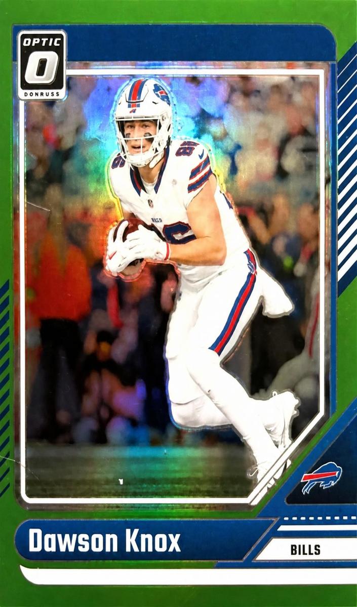 2024 Donruss Optic Football Lime Green Dawson Knox #24