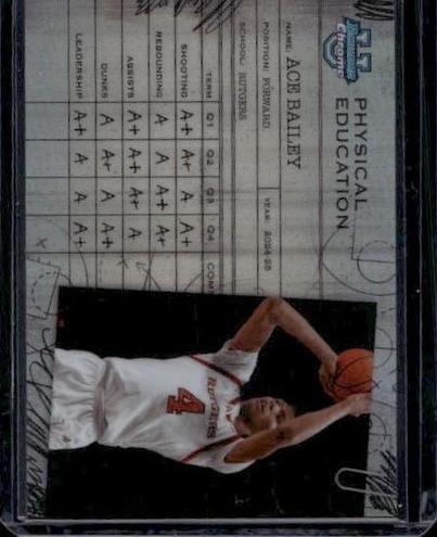 2024 Bowman Chrome University Basketball Ace Bailey #PE-1 PSA 10