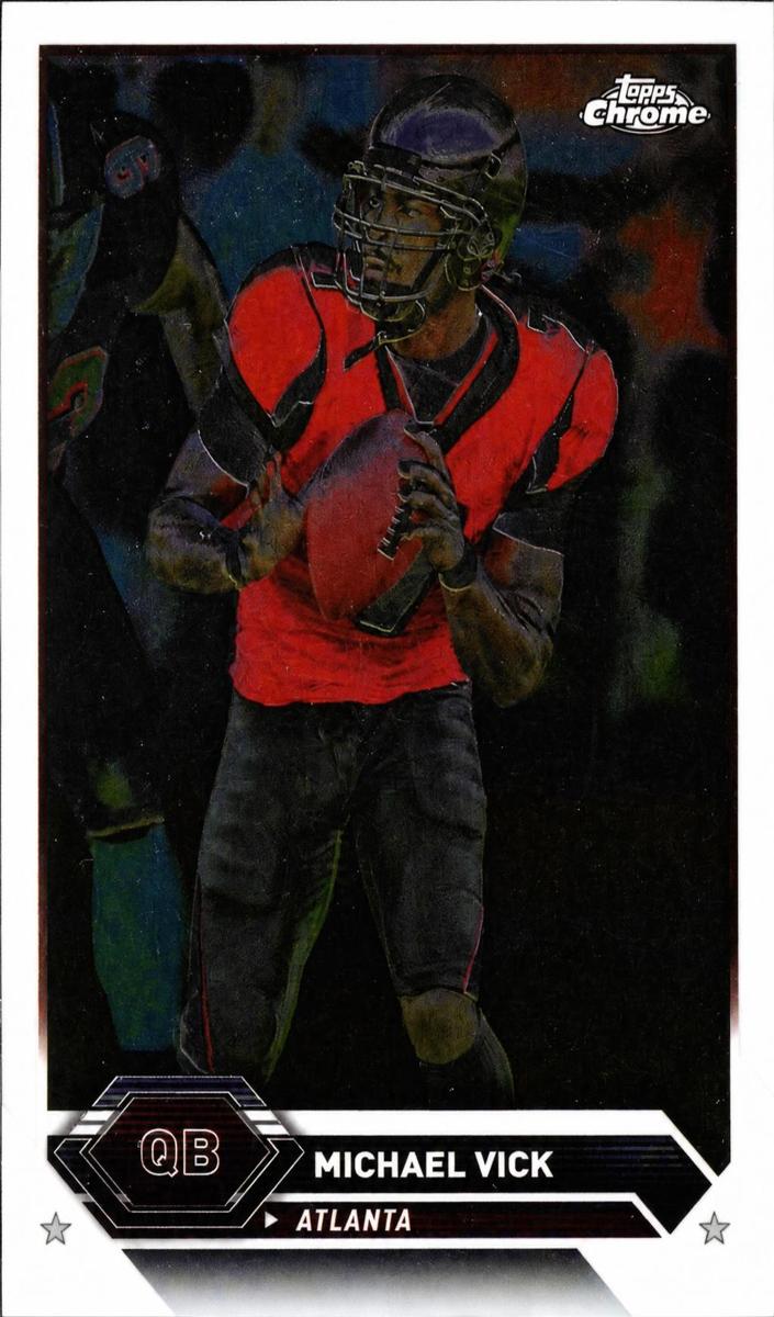 2023 Topps Composite Football Divergent Refractor Michael Vick #50