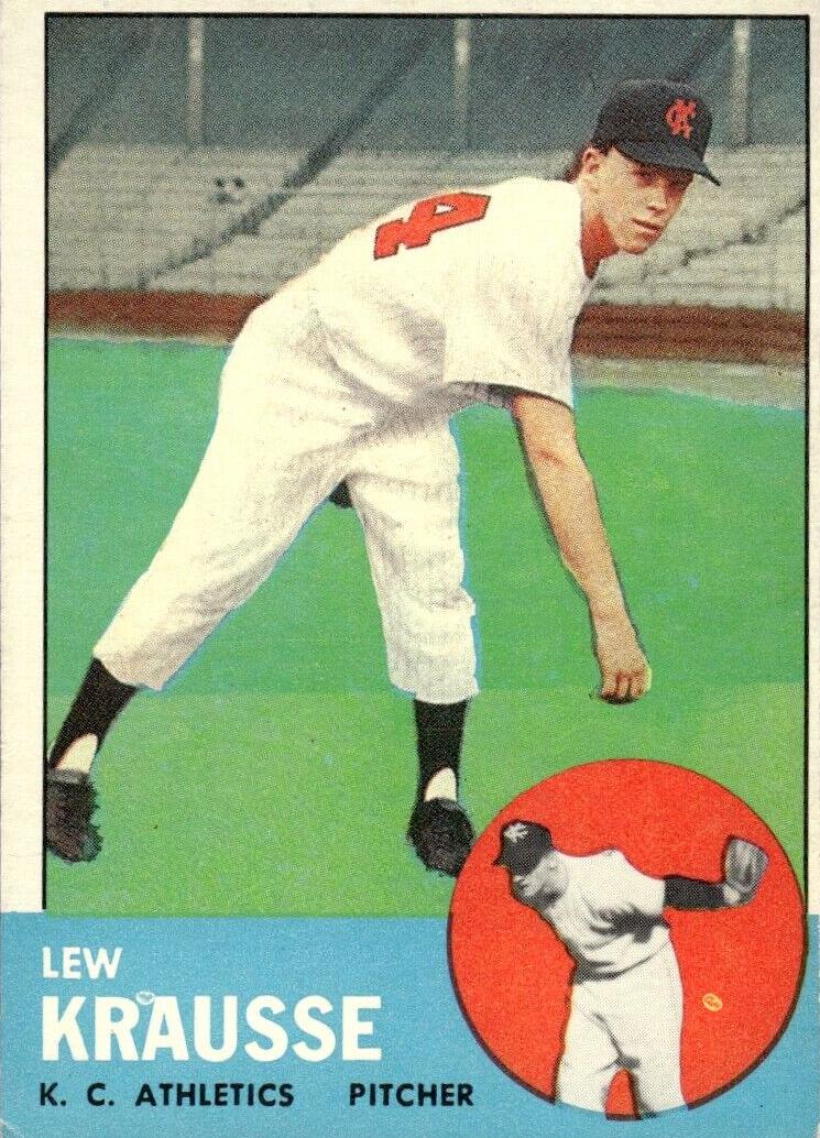 1963 Topps Baseball Lew Krausse #104