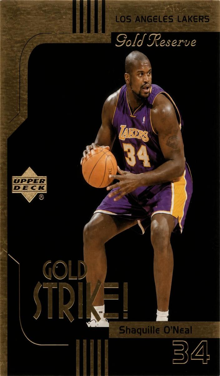 1999 Upper Deck Gold Reserve Basketball Shaquille O'Neal #GS9