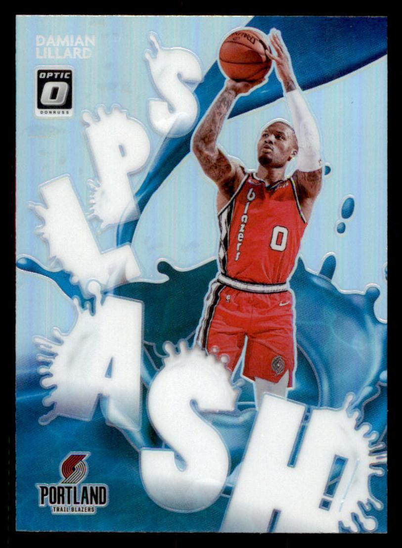 2020 Donruss Optic Basketball Holo Damian Lillard #5 PSA 8.5