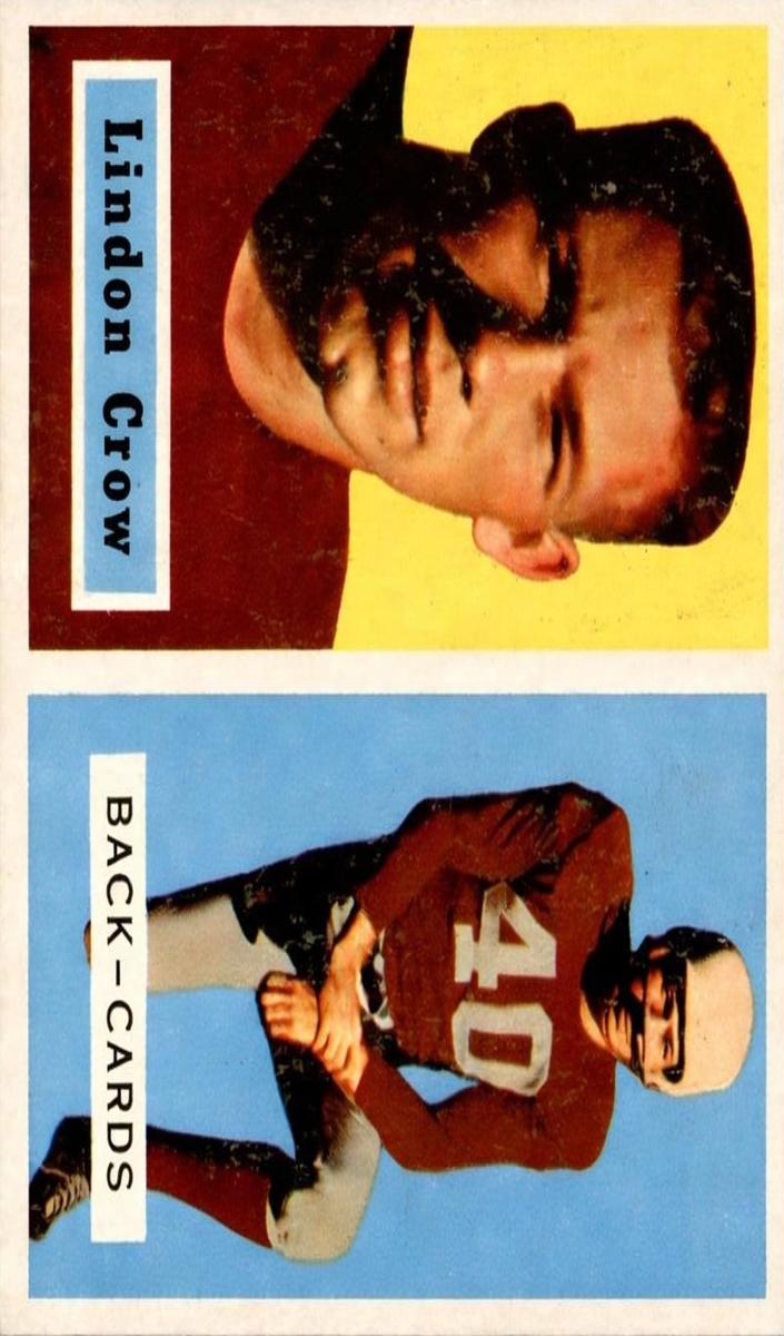 1957 Topps Football Lindon Crow #91
