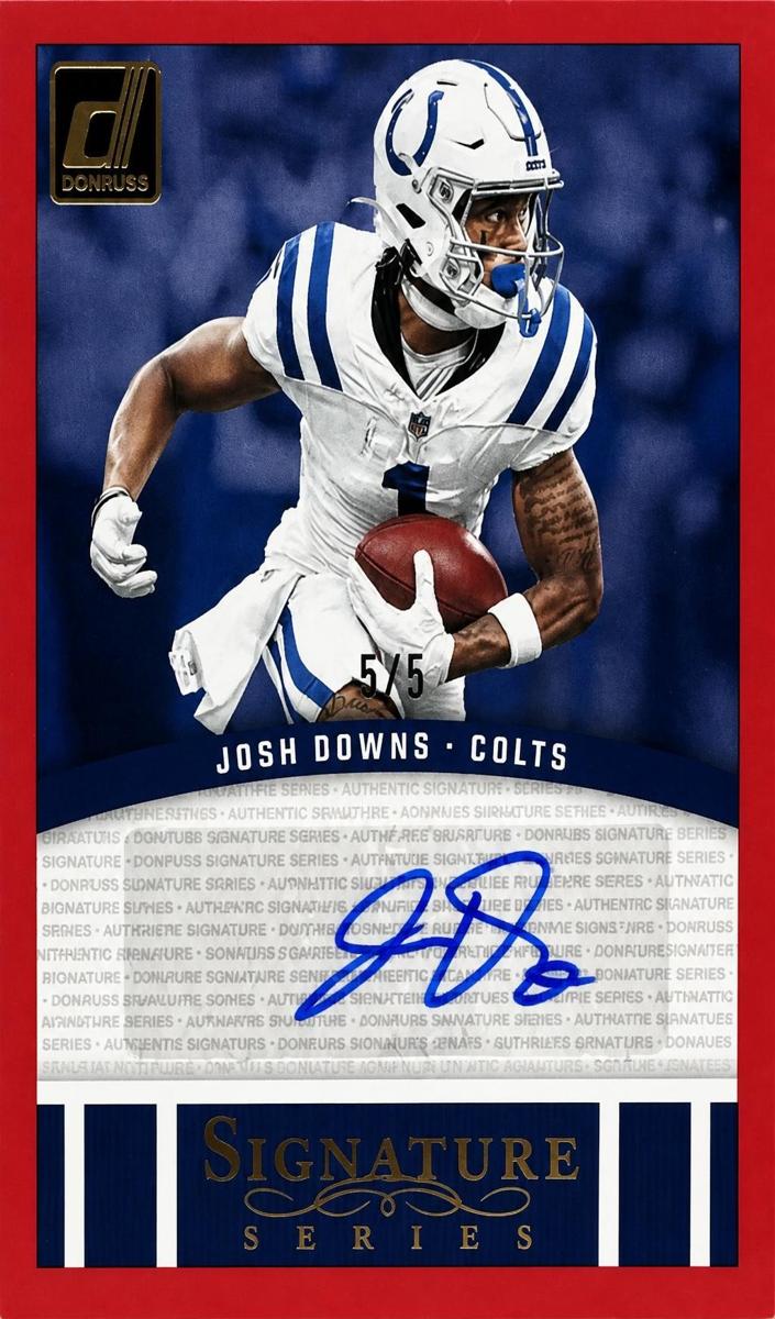 2024 Panini Donruss Football Red Josh Downs #SSE-JDO