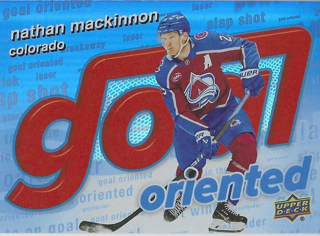 2025 Upper Deck Hockey Nathan MacKinnon #GO-7