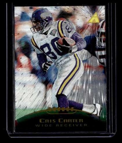 1995 Pinnacle Football Trophy Collection Cris Carter #44 PSA 9