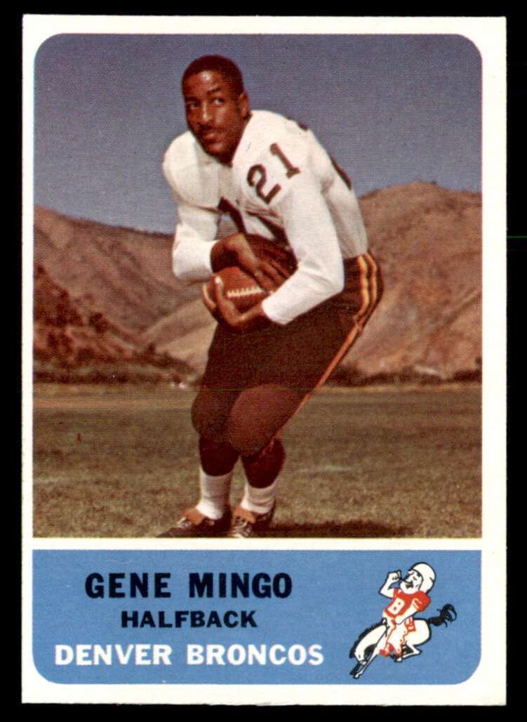 1962 Fleer Football Gene Mingo #35
