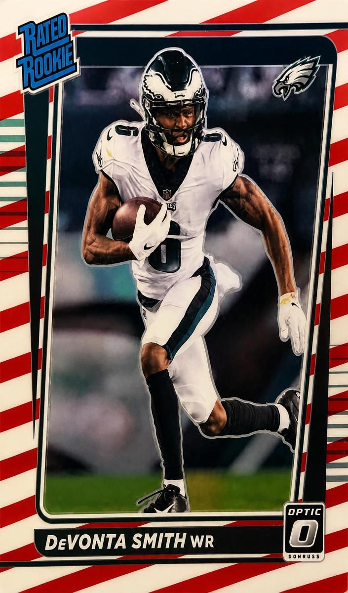 2021 Donruss Optic Football Freedom DeVonta Smith #205 PSA 9