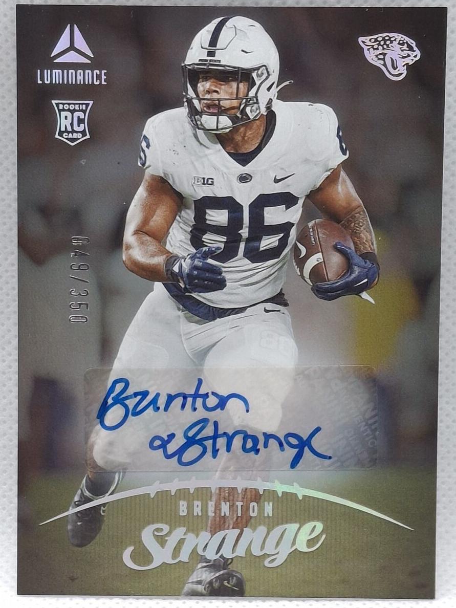2023 Panini Luminance Football Brenton Strange #164 PSA 9