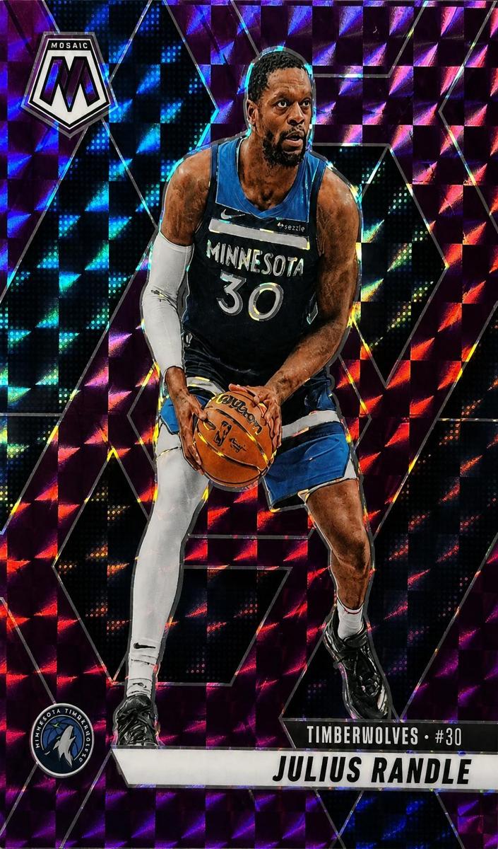2024 Panini Mosaic Basketball Purple Julius Randle #107