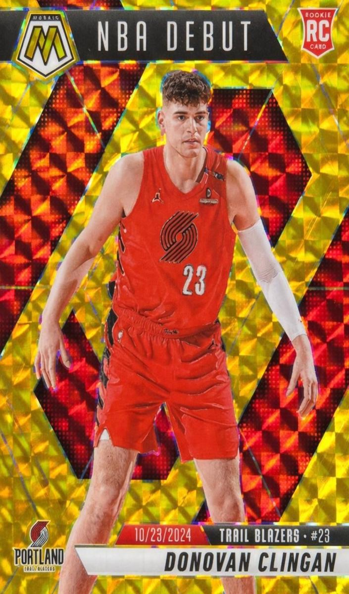 2024 Panini Mosaic Basketball Gold Donovan Clingan #261