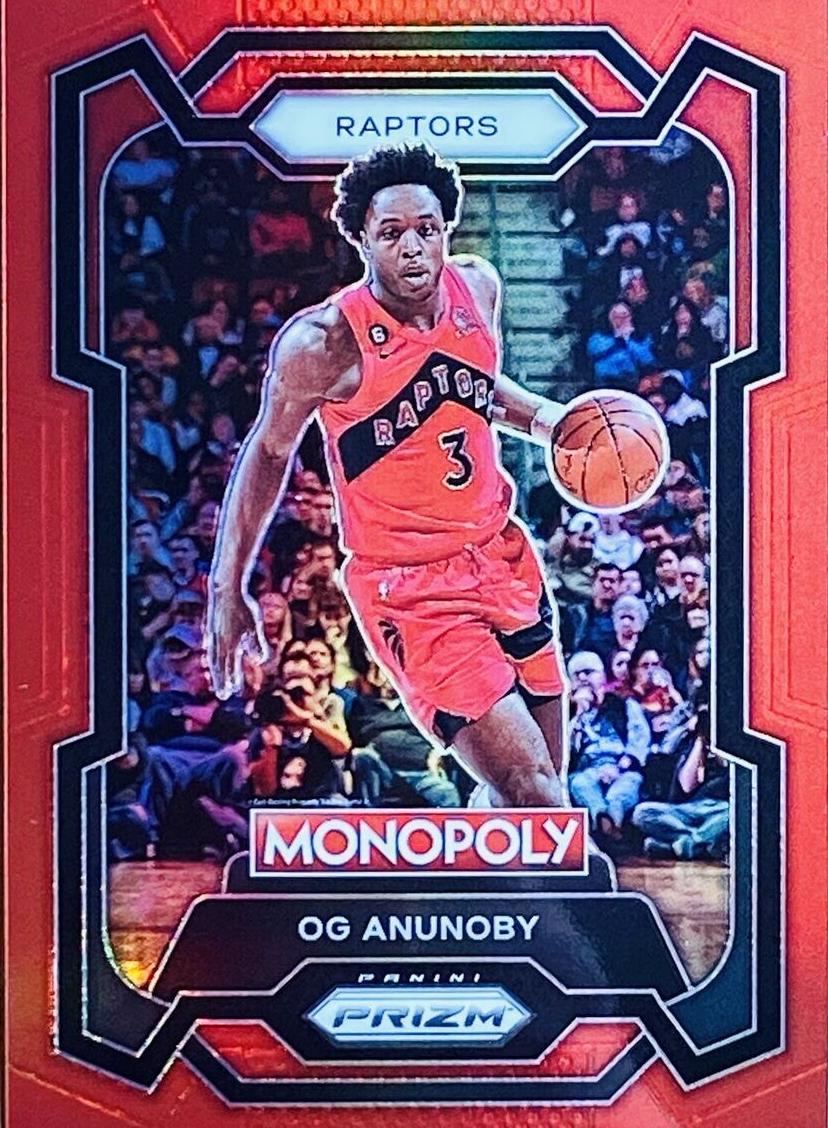 2023 Panini Prizm Monopoly Basketball Red OG Anunoby #83