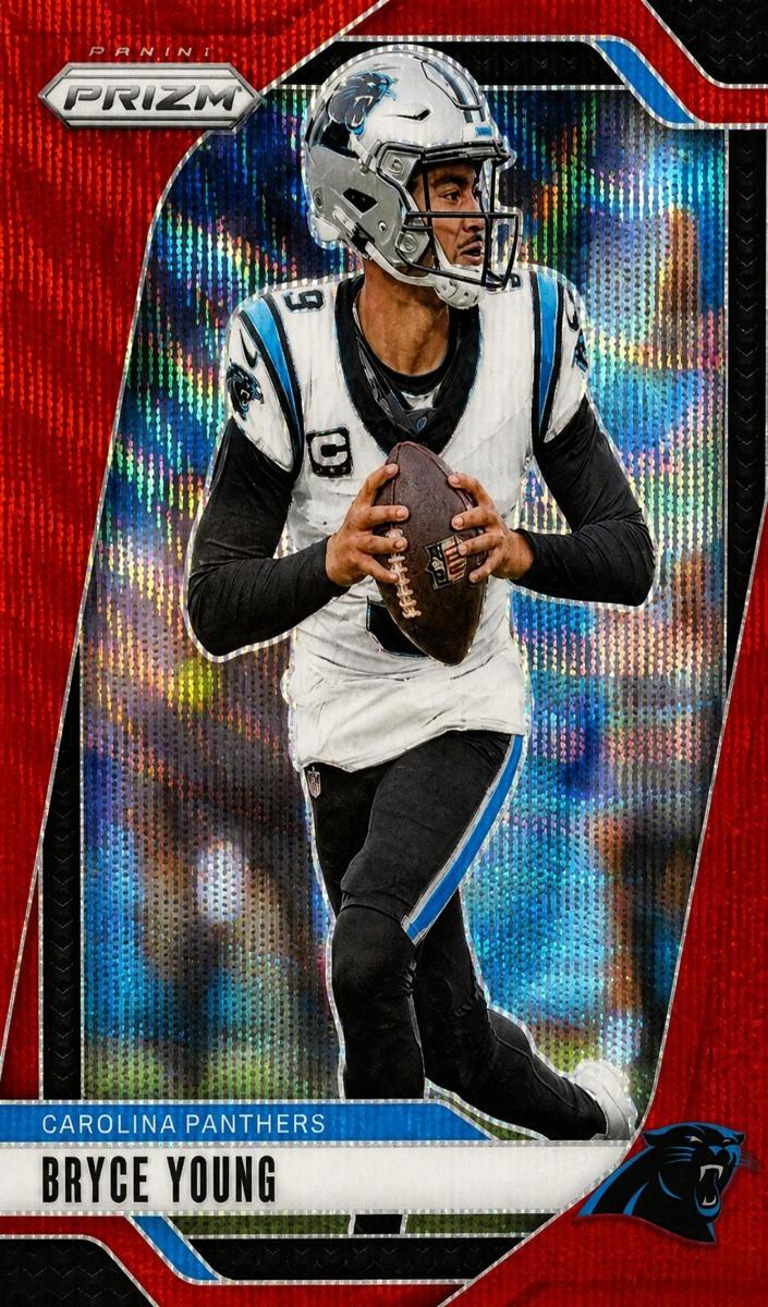 2024 Panini Prizm Football Red Wave Bryce Young #37 PSA 9
