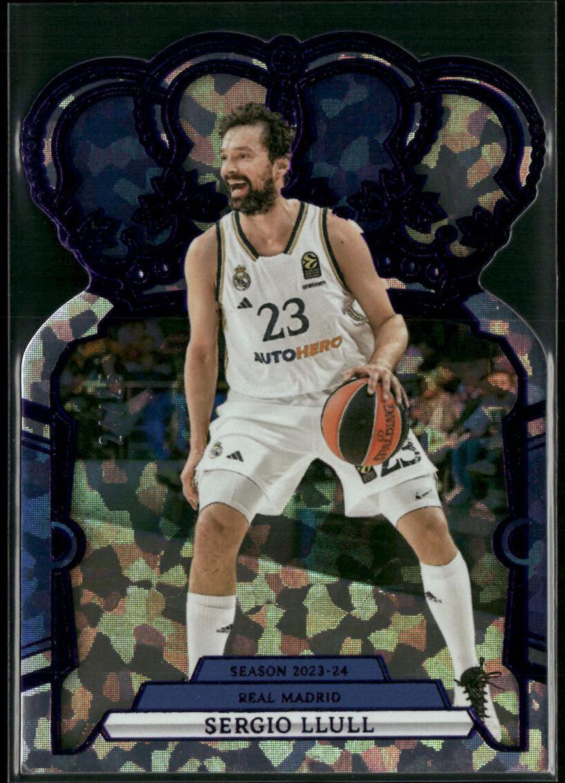 2023 Panini Crown Royale Turkish Airlines EuroLeague Basketball Crystal Purple Sergio Llull #6