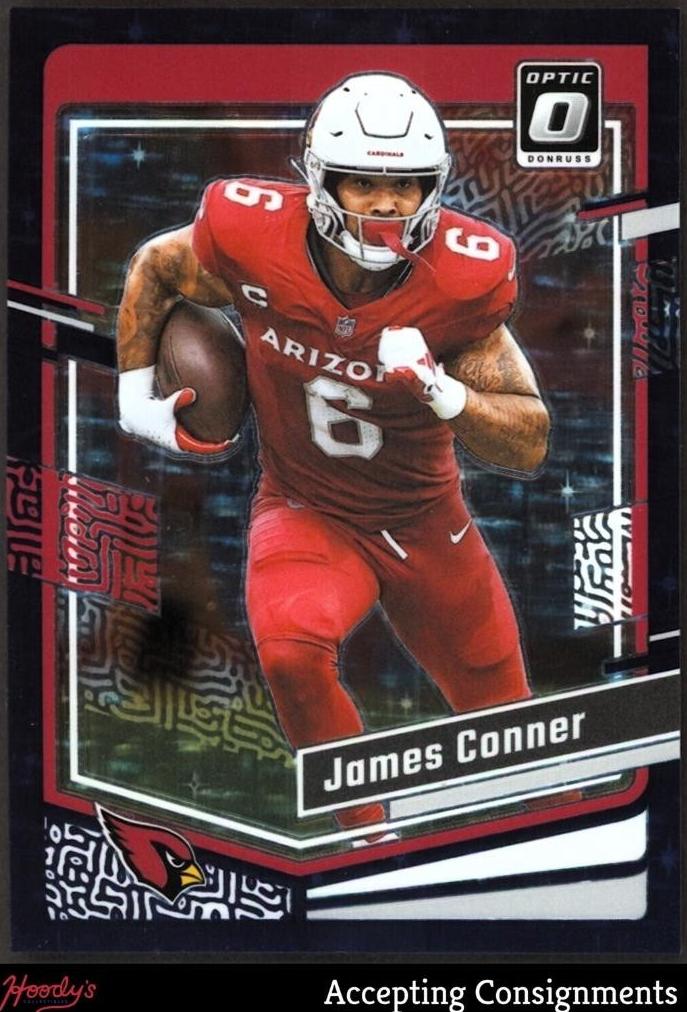 2023 Donruss Optic Football Purple Stars James Conner #3