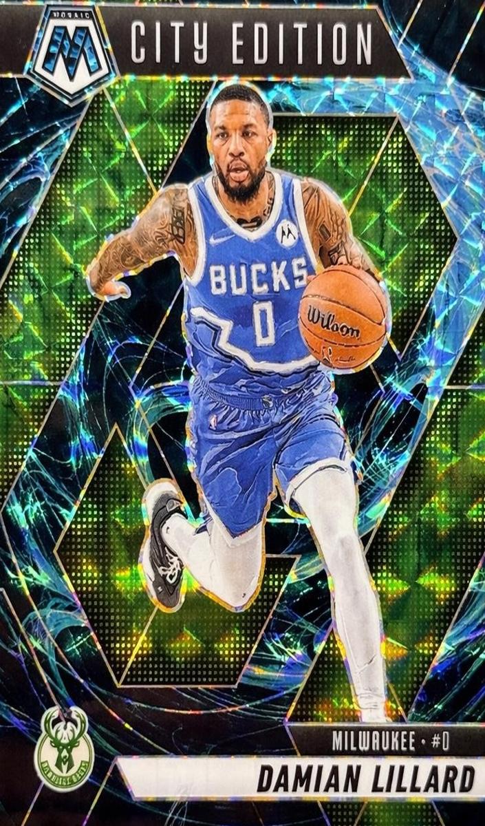 2024 Panini Mosaic Basketball Genesis Damian Lillard #285 PSA 10