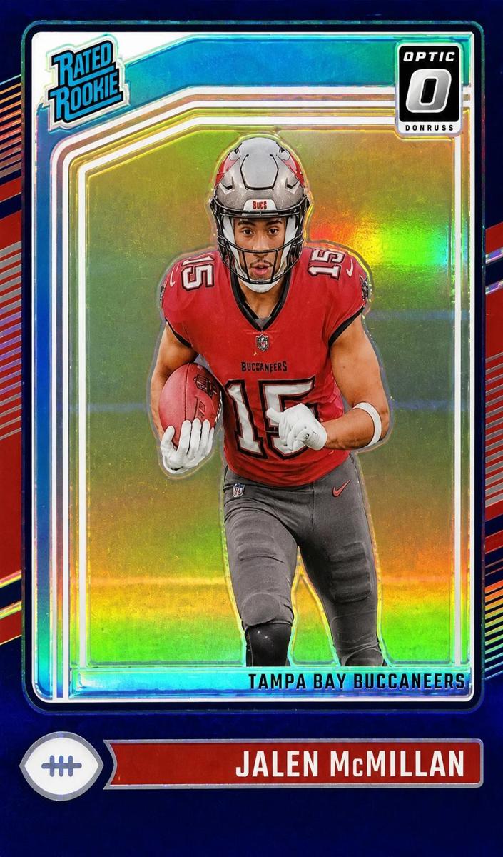 2024 Donruss Optic Football Purple Jalen McMillan #239 PSA 9