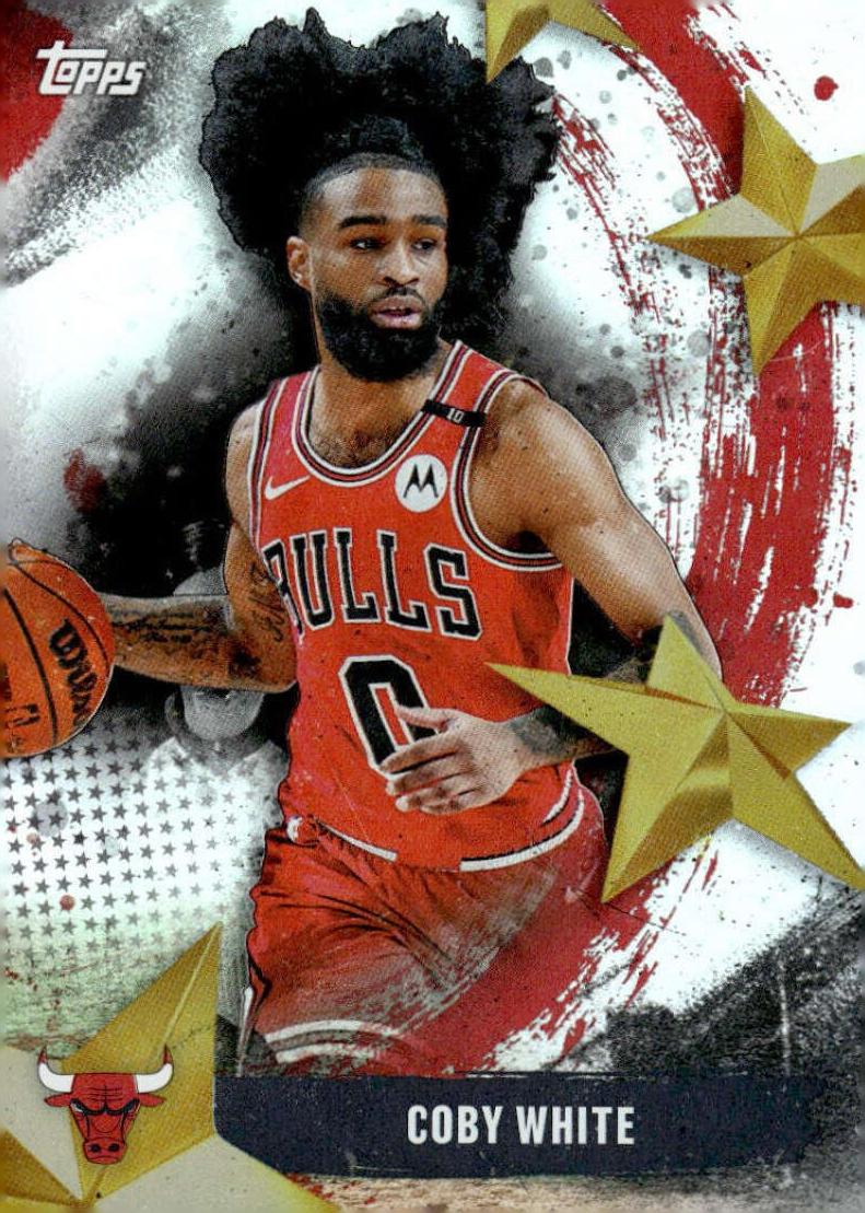 2025 Topps Basketball Rainbow Foilboard Coby White #SA-16