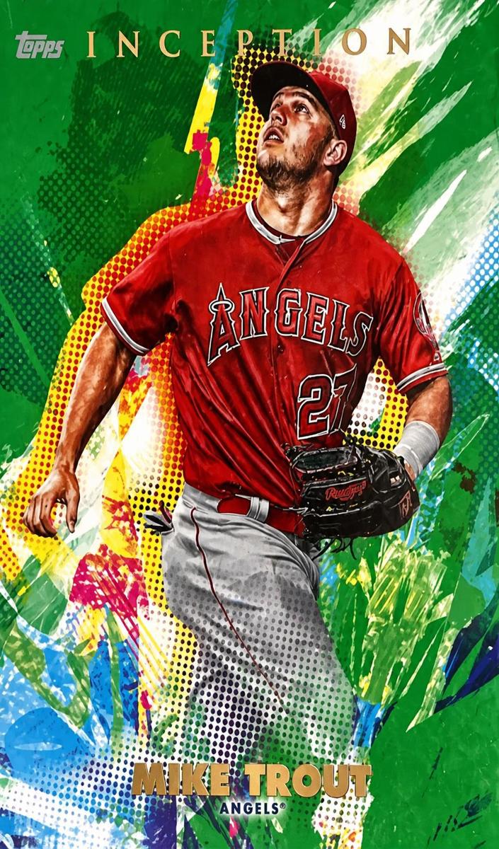 2020 Topps Inception Baseball Green Mike Trout #100