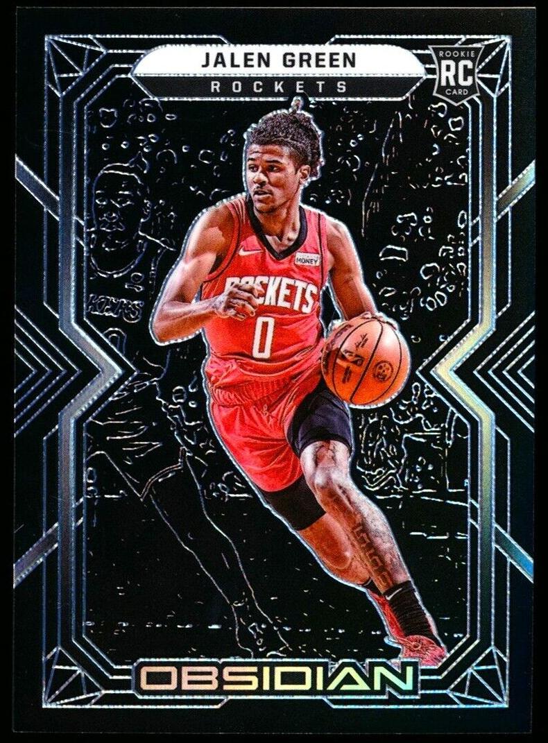 2021 Panini Obsidian Basketball Jalen Green #152 BGS 9.5