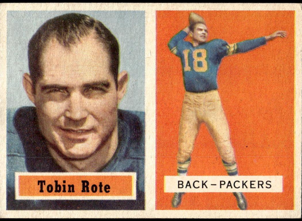 1957 Topps Football Tobin Rote #81