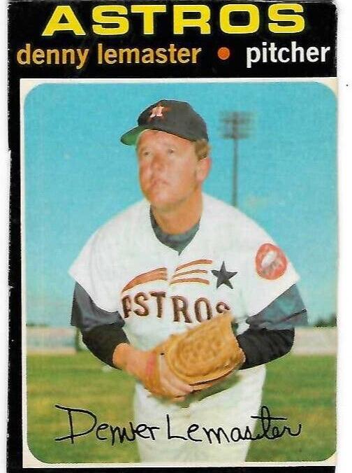 1971 O-Pee-Chee Baseball Denny Lemaster #636