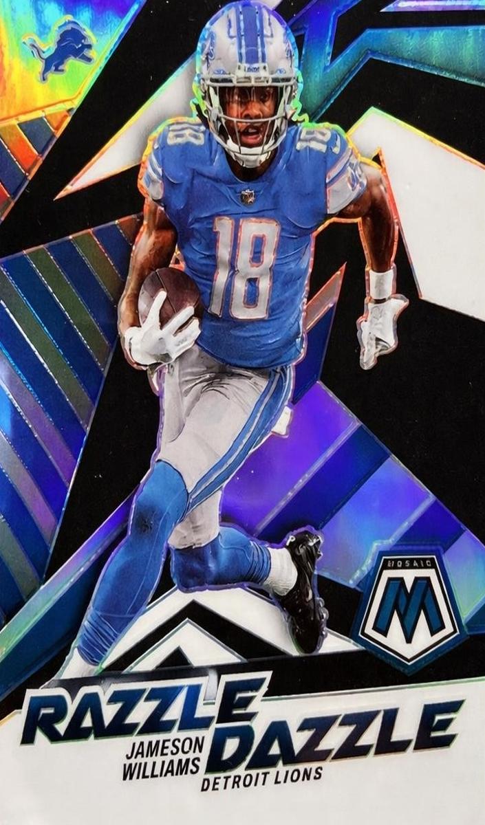2022 Panini Mosaic Football Jameson Williams #RD-28 PSA 10