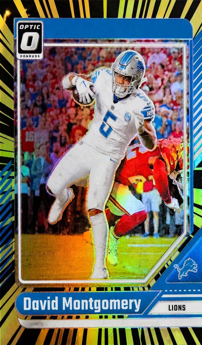 2024 Donruss Optic Football Electricity David Montgomery #65