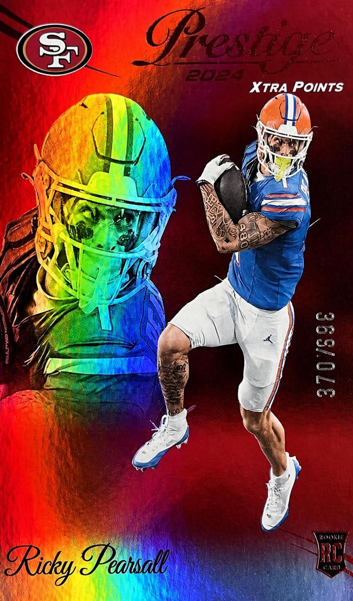 2024 Panini Prestige Football Red Premium Xtra Points Ricky Pearsall #347