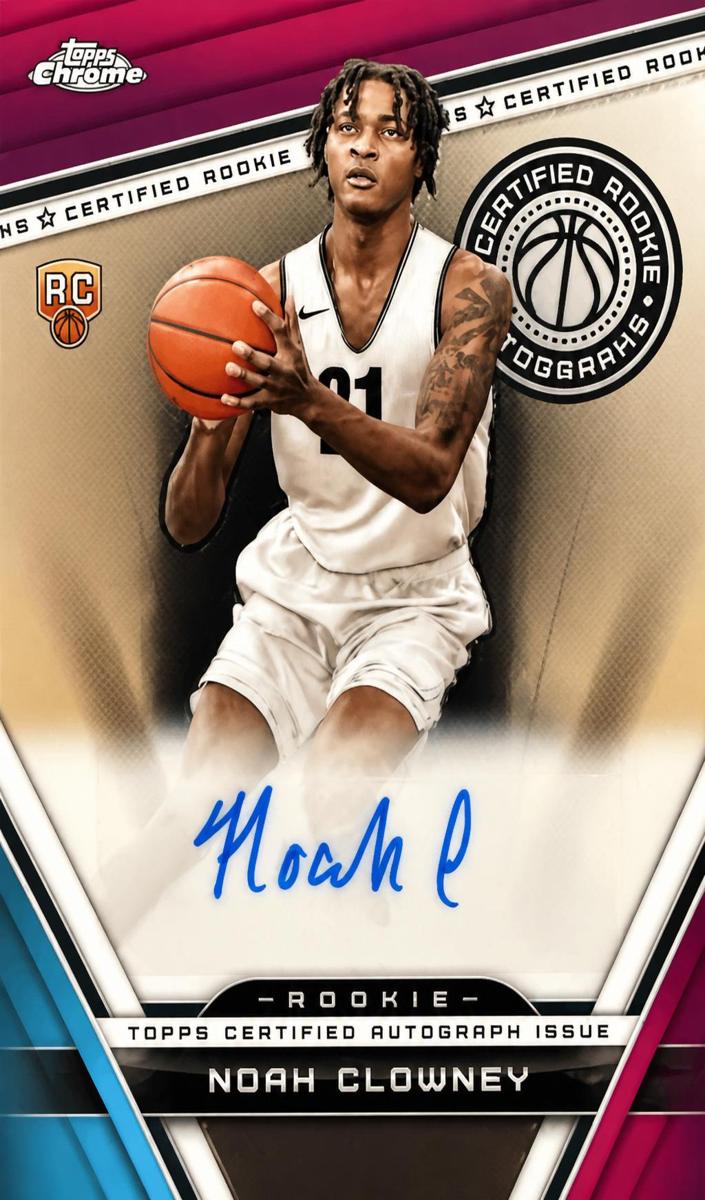 2023 Topps Chrome Basketball Refractor Noah Clowney #CRA-NC