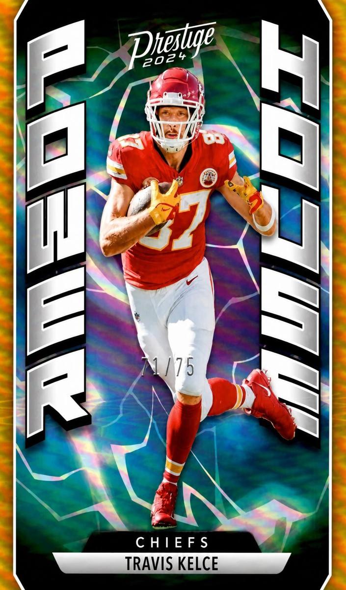 2024 Panini Prestige Football Xtra Points Gold Travis Kelce #PH-TKE
