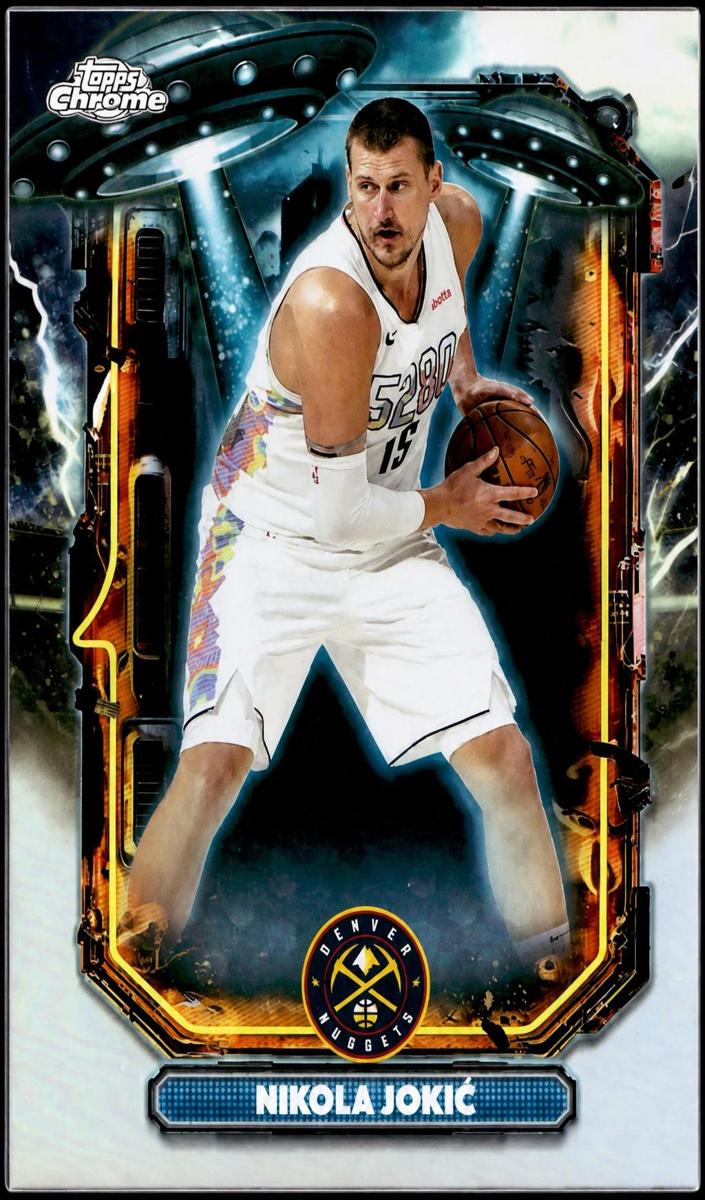 2025 Topps Cosmic Chrome Basketball Refractor Nikola Jokic #ET-4