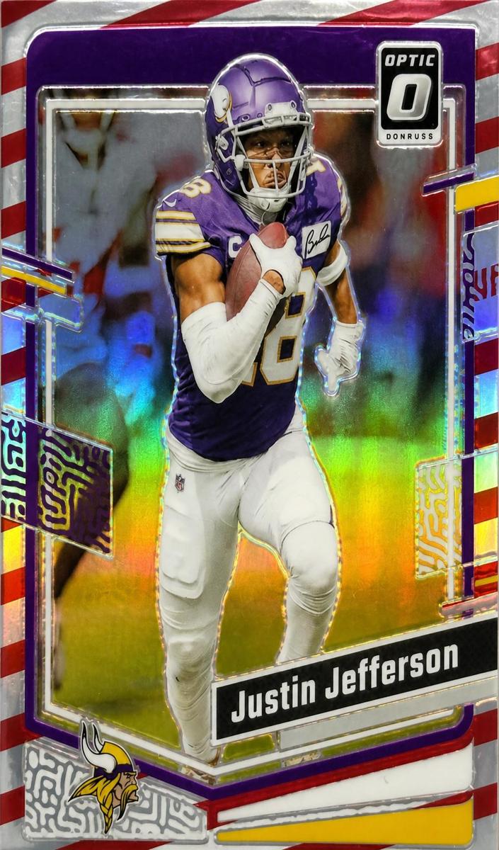 2023 Donruss Optic Football Freedom Justin Jefferson #125 PSA 9