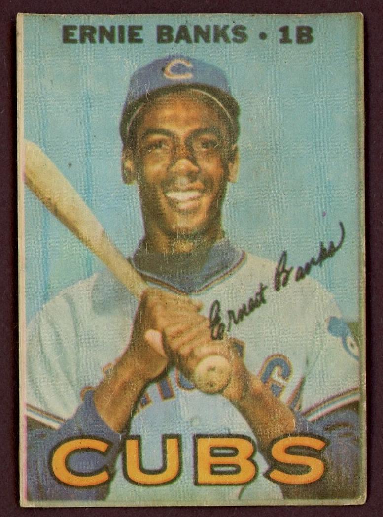 1967 Topps Venezuelan Baseball Ernie Banks #275