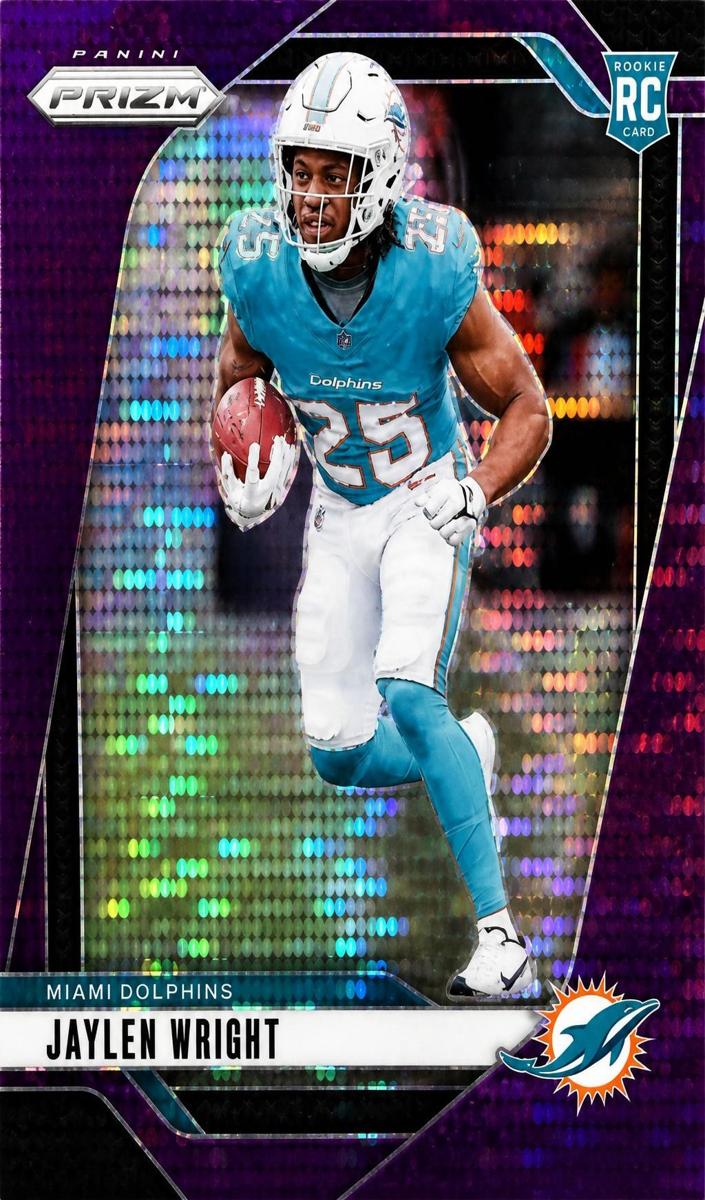 2024 Panini Prizm Football Purple Pulsar Jaylen Wright #348