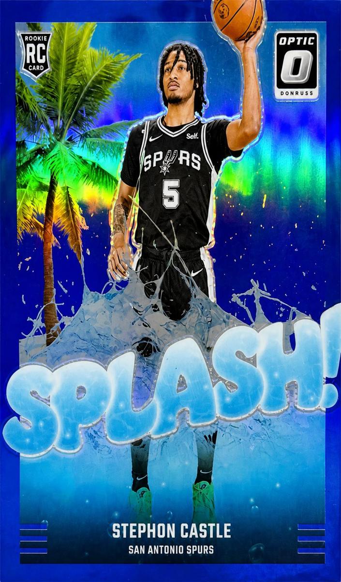 2024 Donruss Optic Basketball Blue Stephon Castle #14